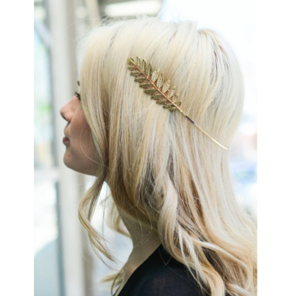 Boho Greek Leaf Halo Headband